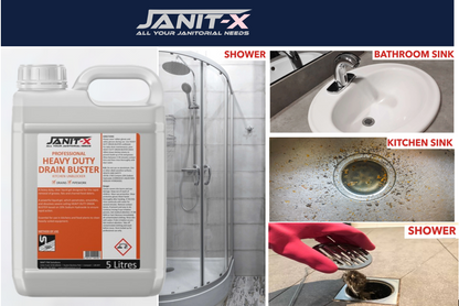 Janit-X Professional HD Drain Buster Sink & Pipe Unblocker 5L