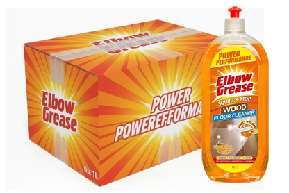 Elbow Grease Squirt & Mop Floor Cleaner | Orange | 1 x 1L
