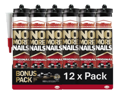 UniBond No More Nails Original White Grab adhesive Cartridge