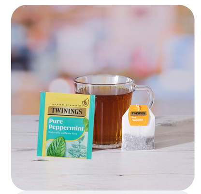 Twinings Pure Peppermint Herbal Infusion Enveloped Tea Bags (Pack of 20)