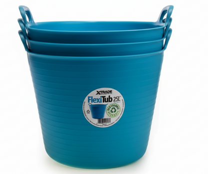 X-Trade 100% Recyclable Flexi-Tub 25L Blue
