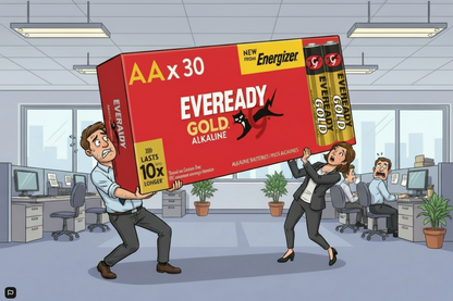 Eveready AA Alkaline Gold | 10 x Extra Life | 30 Pack