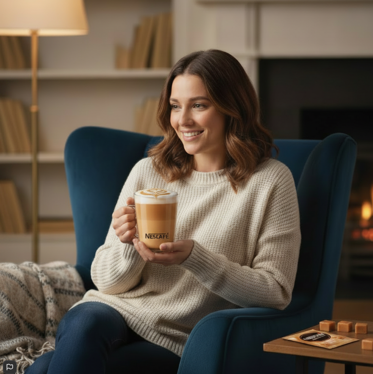 NESCAFÉ Latte Caramel Instant Gold Coffee 72 x Sachets
