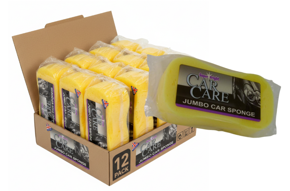 Superbright Jumbo Car Sponge