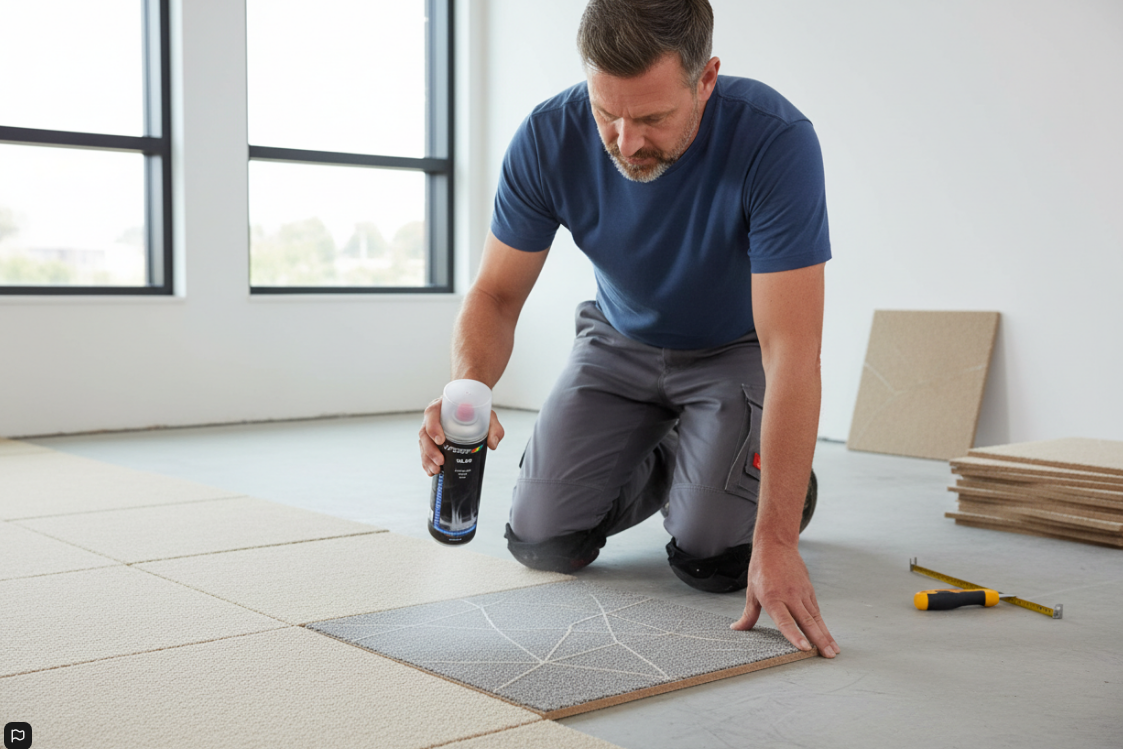 MOTIP Pro Adhesive Spray | Fast Drying | Permanent and Non Permanent Adhesion | 1 x 500ml