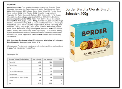 Border Biscuits Classic Collection Premium Gift Box 400g