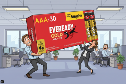 Eveready AA Alkaline Gold | 10 x Extra Life | 30 Pack