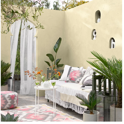 SANDTEX MICROSEAL SMOOTH MASONRY PAINT CORNISH CREAM 5 LITRE