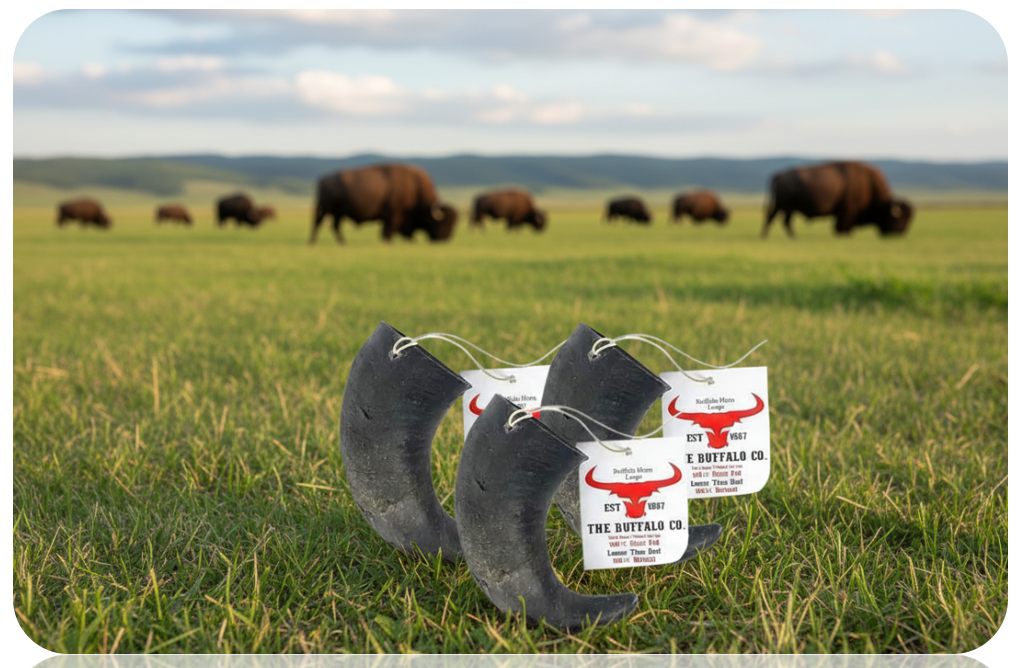 The Buffalo Co. Buffalo Horns for Dogs Small 4–5 Inch