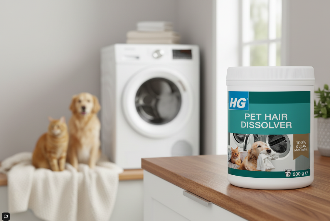 HG Pet Hair Dissolver, Pet Friendly & Washing Machine Safe | 1 x 500g