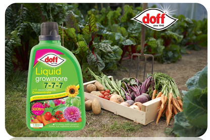 Doff Liquid Growmore | Highly Concentrated 1L=300L Ready to Use | Seaweed Enriched Formula