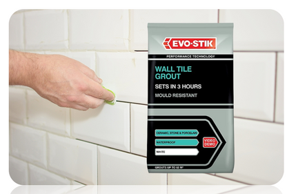 Evo Stik Wall Tile Grout Mould Resistant White 500G
