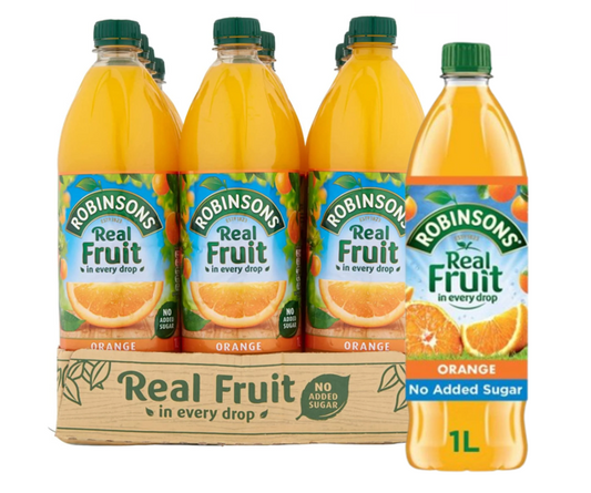 Britvic Real Fruit Robinsons (No Added Sugar) Orange 1litre