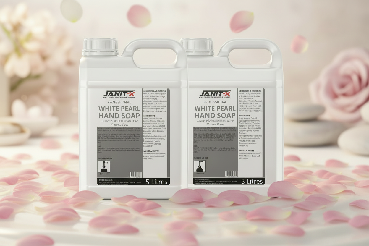 Janit-X Professional Luxury White Pearlised Hand Soap 5L Refill Bottle