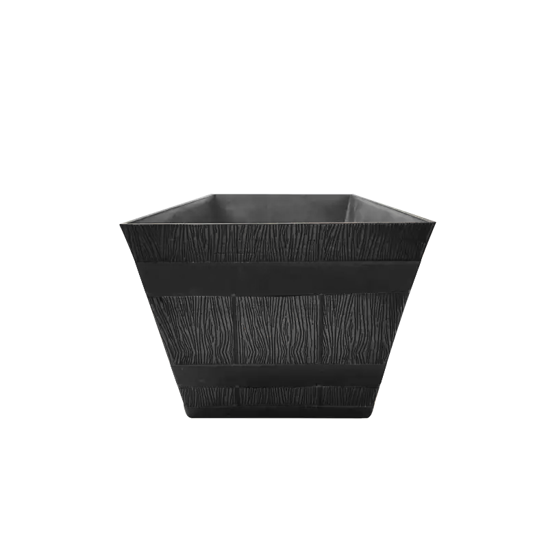 Fixtures Barrel Design Grey Trough 50.8cm x 25.4cm x 19cm