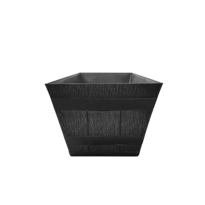 Fixtures Barrel Design Grey Trough 50.8cm x 25.4cm x 19cm