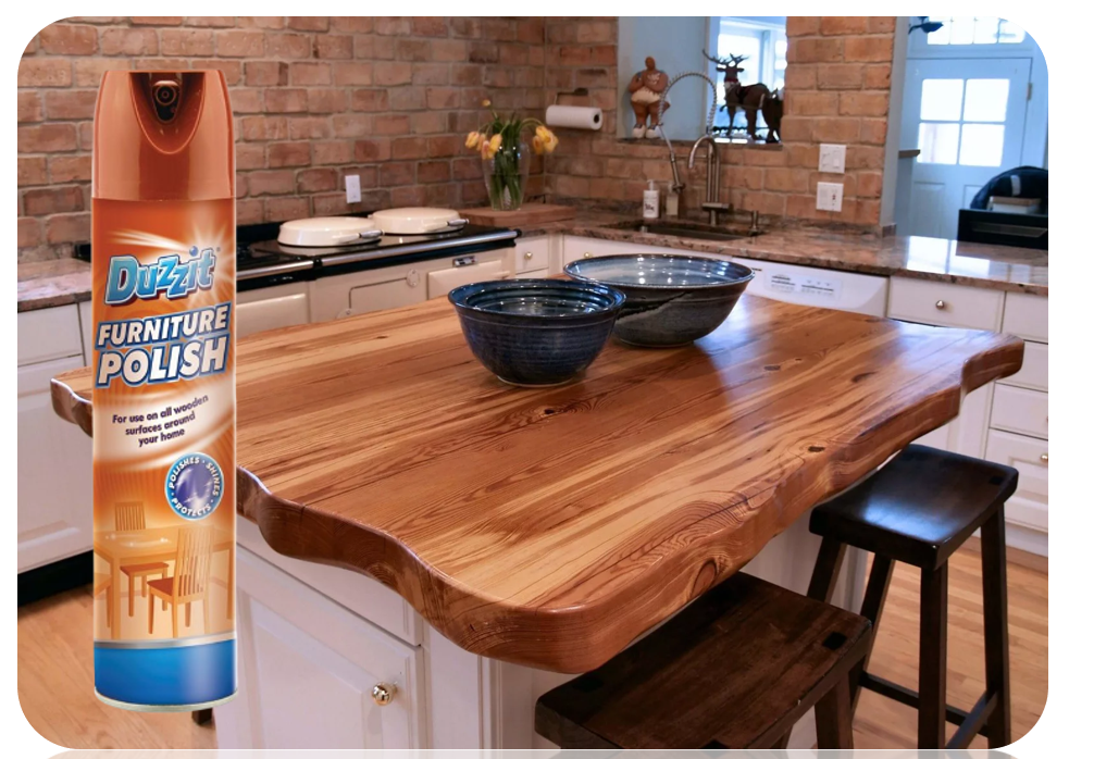 Duzzit Furniture Polish  | Everyday use on most Hard Surfaces | 300ml Aerosol Spray