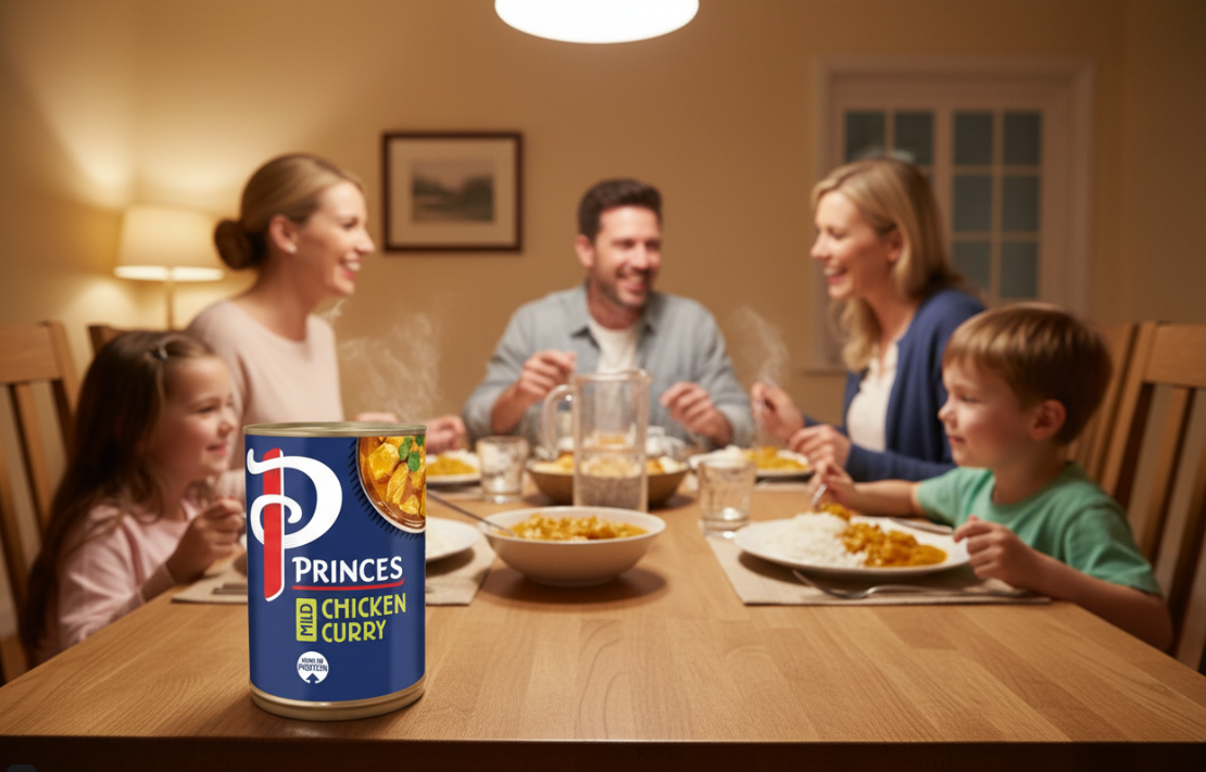 Princes Mild Chicken Curry tin | Fast High in Protein meal | 6 x 392g tins