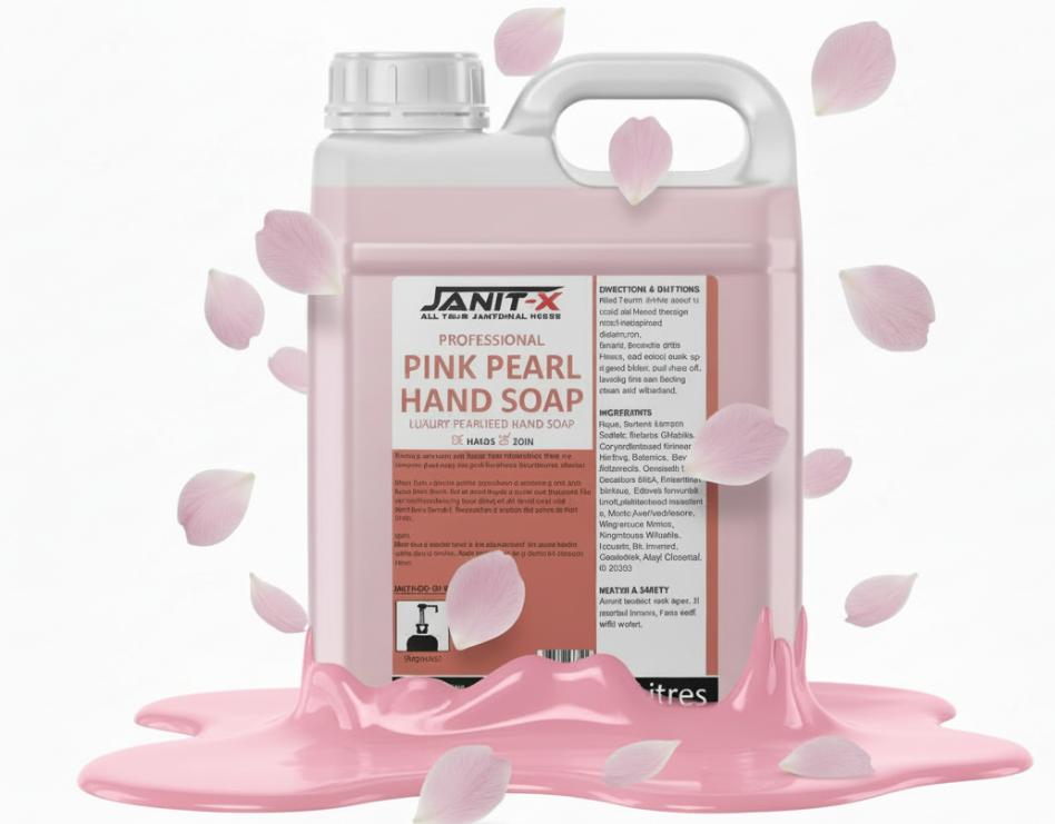 Janit-X Professional Luxury Pink Pearlised Hand Soap 5L Refill  Bottle