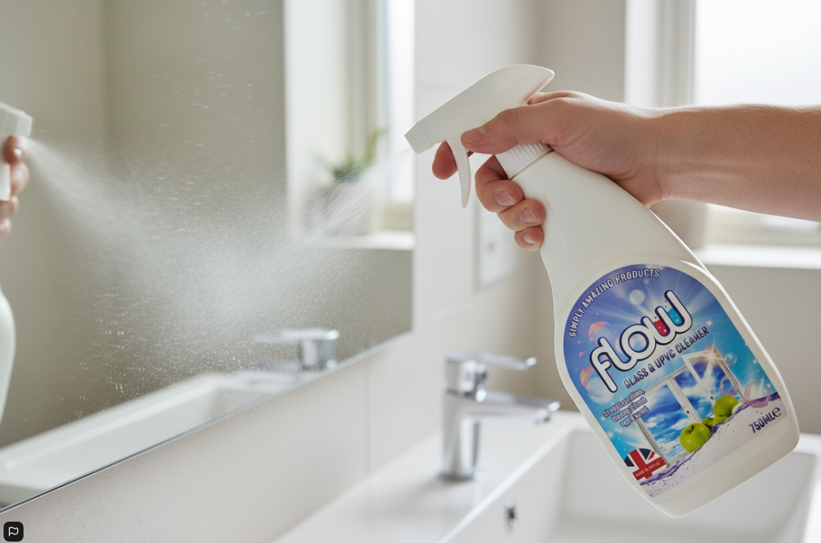 Flow Glass & UPVC Cleaner Spray | 750ml Trigger Spray