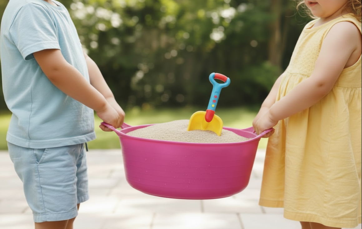 Tubtrugs Mini Shallow Bucket | Pink | 5 Litre