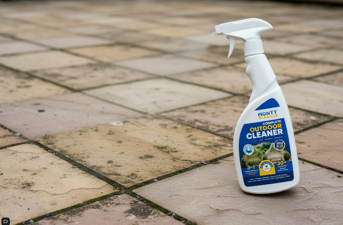 Monty Miracle Fast Patio Cleaner | 750ml Trigger Spray
