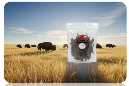 The Buffalo Co. | Buffalo Bulk Dog Treats | Jerky 1 x 1kg