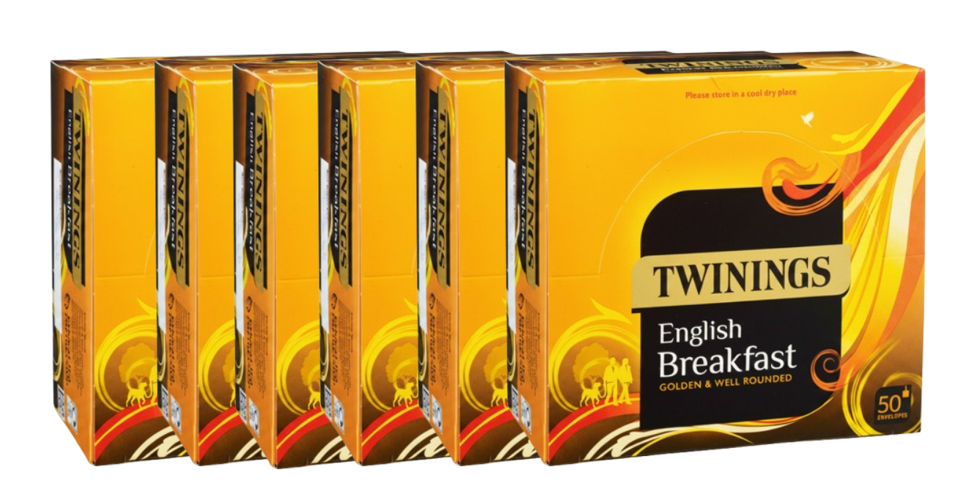 Twinings English Breakfast Enveloped 50's