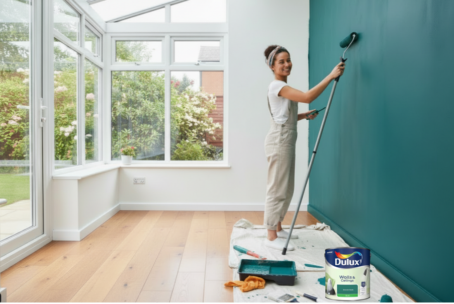Dulux Walls & Ceilings | Silk Emulsion Paint |  Emerald Glade, | 1 x 2.5 Litres