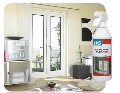 HG All Plastic Cleaner, Multi-Use Interior Cleaning Formula for UPVC 500ml