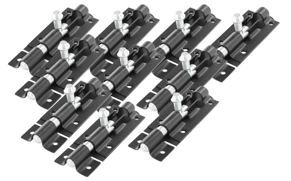 Fixtures Tower Bolt 100mm/4" Sheds, Outbuildings Gates