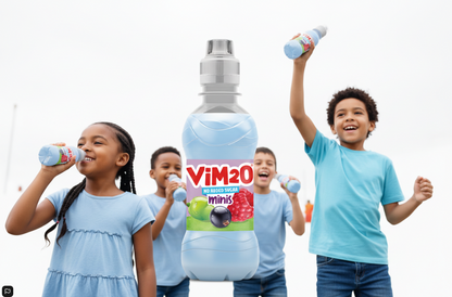 Vimto Kids Vim2o Flavoured Water Drink | No Added Sugar | 4 x 6 Packs | 24 x 250ml