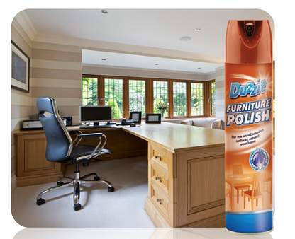 Duzzit Furniture Polish  | Everyday use on most Hard Surfaces | 300ml Aerosol Spray