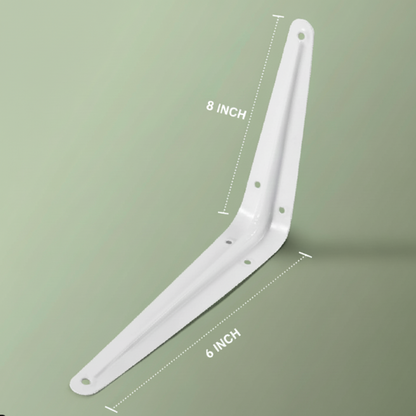 Fixtures London Shelf Brackets | 10 Pack | White | All Sizes