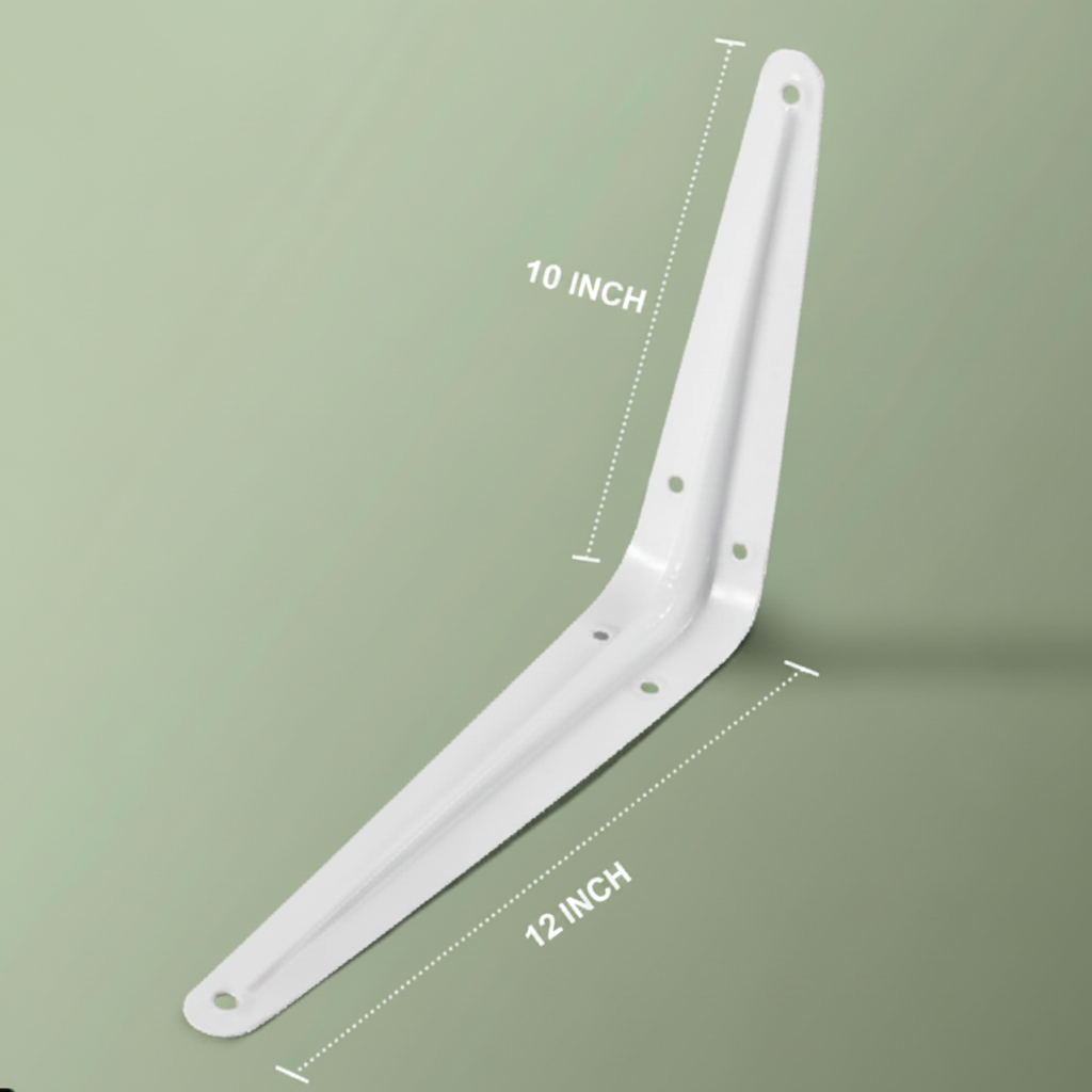 Fixtures London Shelf Brackets | 10 Pack | White | All Sizes