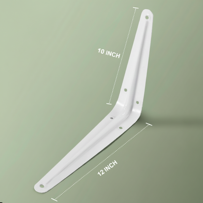 Fixtures London Shelf Brackets | 10 Pack | White | All Sizes