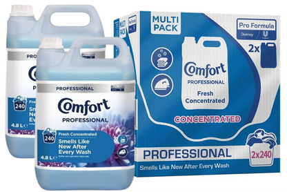 Comfort Professional Fresh Fabric Softener Highly Concentrated 4.8 Litre 240W