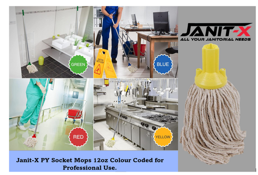 Janit-X PY 250g Socket Mop Head Yellow {CHSA Approved}