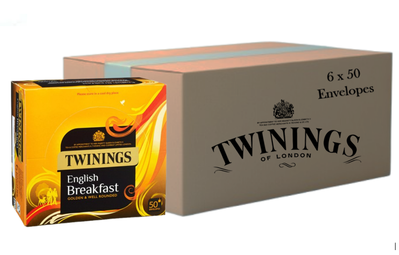 Twinings English Breakfast Envelopes 50's