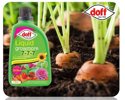 Doff Liquid Growmore | Highly Concentrated 1L=300L Ready to Use | Seaweed Enriched Formula