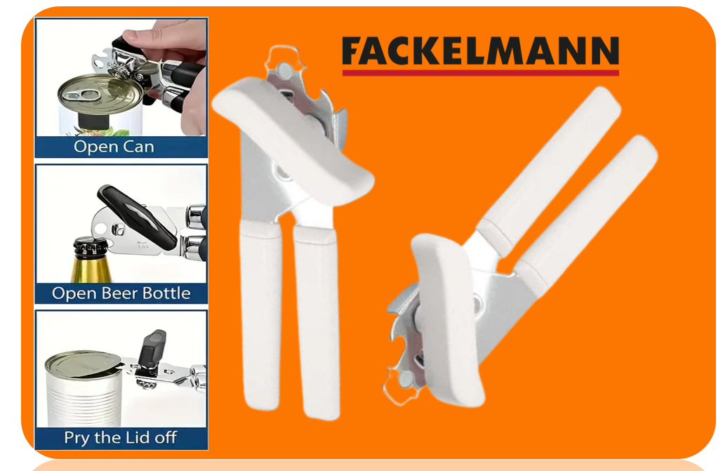Frackelmann Geared Can Opener White 645510