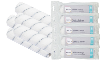 Harris Seriously Good Medium Pile Walls and Ceilings Replacement Roller Sleeve 9inch