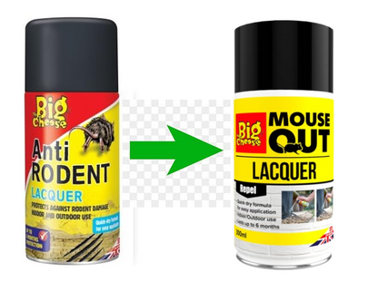The Big Cheese Anti Mouse Lacquer €“ 300Ml Aerosol