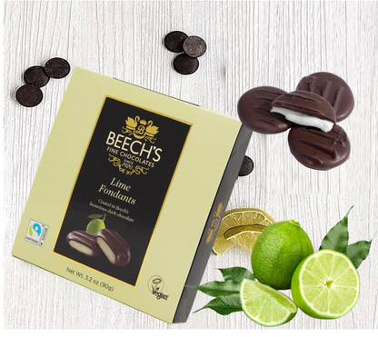 Beech's Fine Luxury Chocolate Lime Cream Fondant 90g