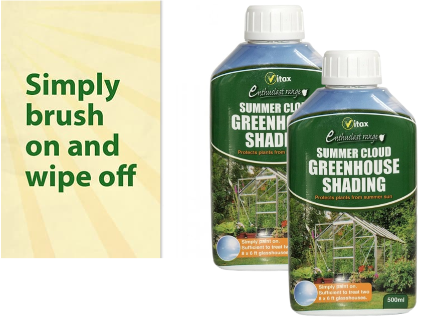 Vitax Summer Cloud Greenhouse Shading Enthusiast Range, 500ml