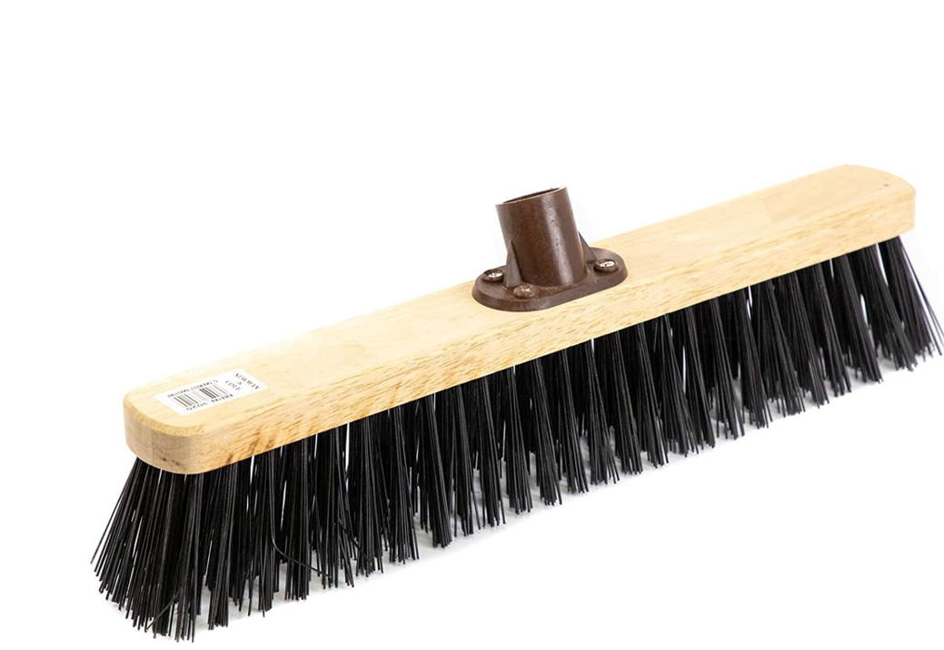 Castledale 18" Stiff Synthetic Brush Head with Plastic Socket