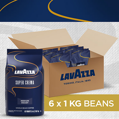 Lavazza Super Crema Coffee Beans 1kg