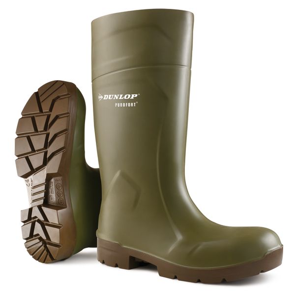 Dunlop Purofort Multigrip Green Boots ALL SIZES