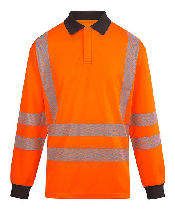 High Visibility Arc Flash Polo Shirt Orange  ALL SIZES