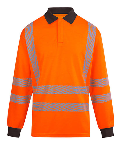 High Visibility Arc Flash Polo Shirt Orange  ALL SIZES